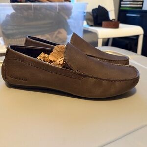 NWOB Cole Haan Grand City Venetian Driving Loafers Brown Leather Sz 12 C37219